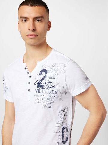 T-Shirt 'Cinque Terre' CAMP DAVID en blanc
