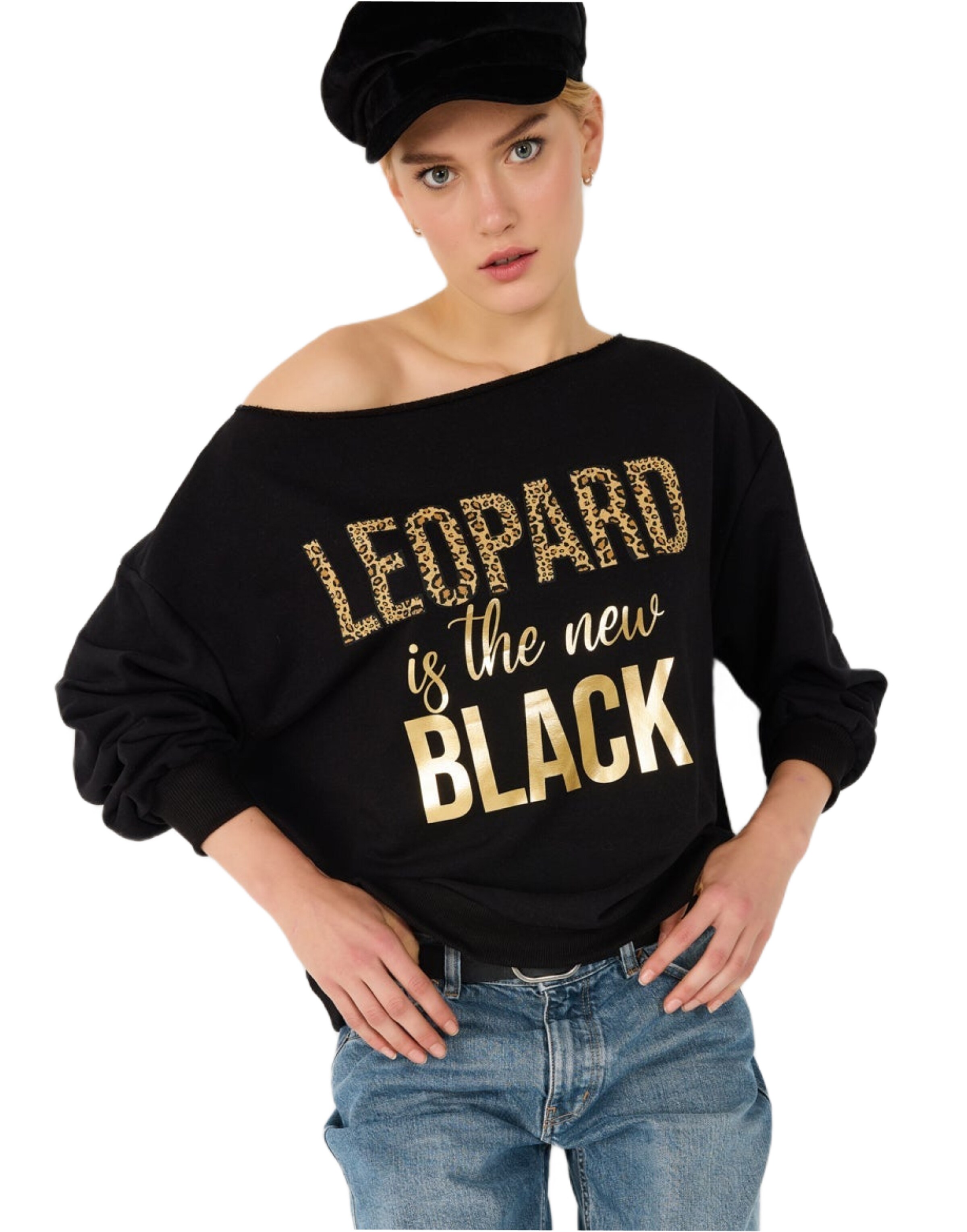 No Matter What Pullover in Schwarz