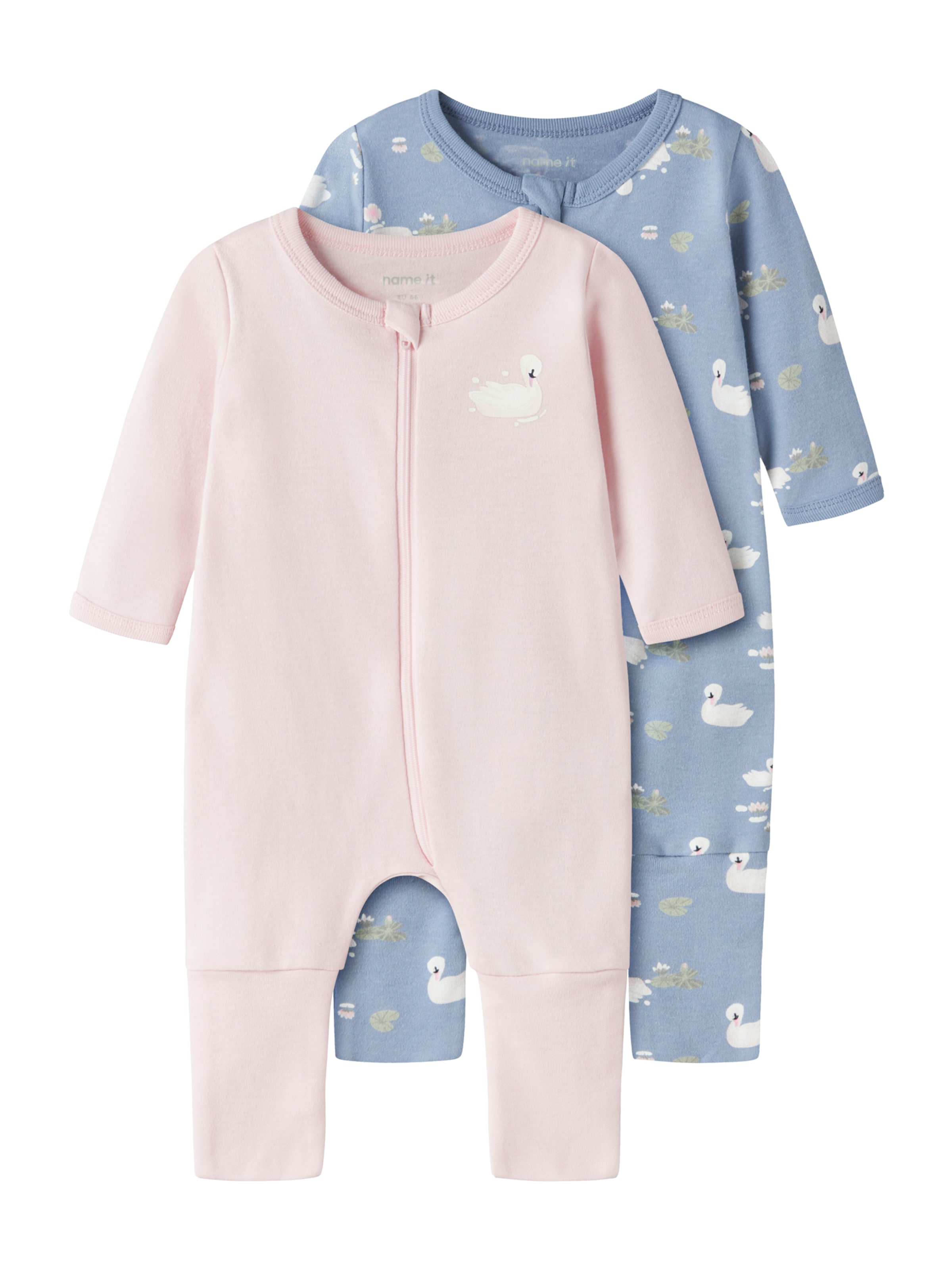 NAME IT - Pijama en azul: frente