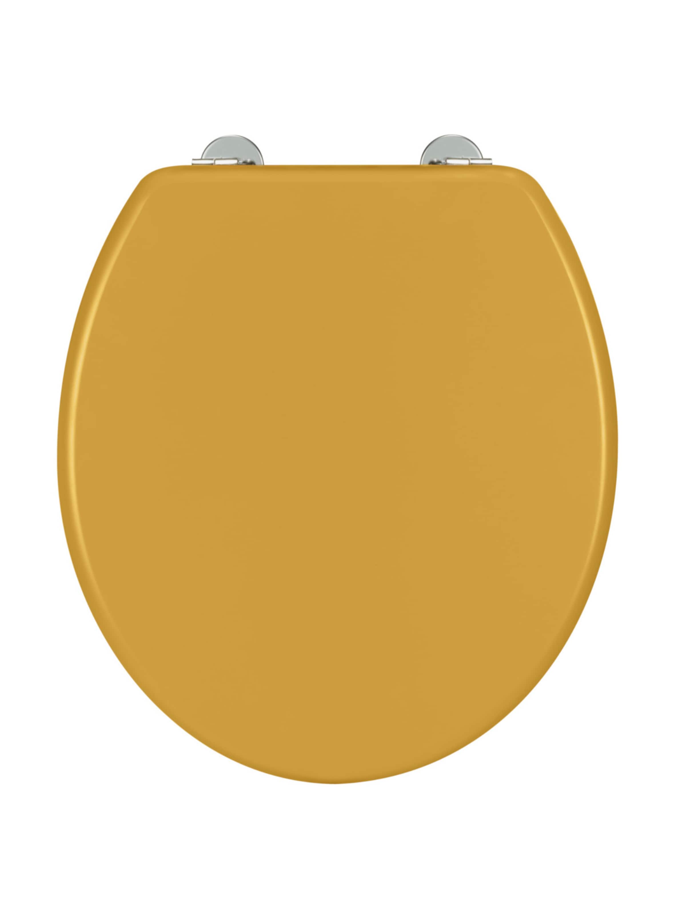 Wenko WC-Sitz 'Prima' in Gelb: Vorderseite