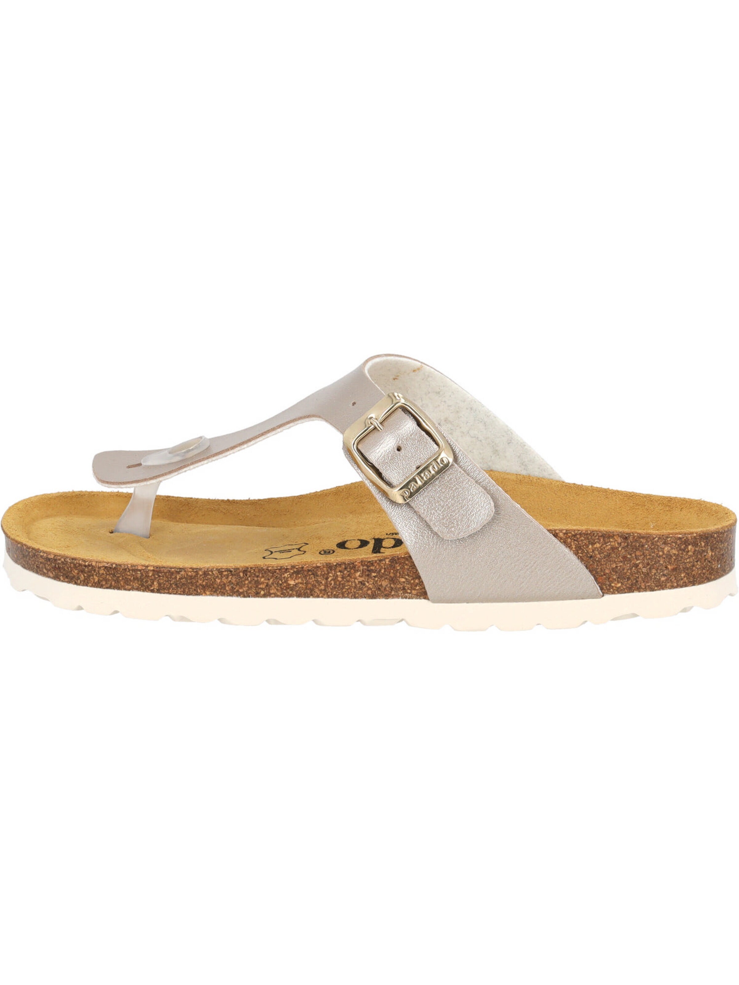 Palado Teenslipper 'Kos Metallic' in Beige
