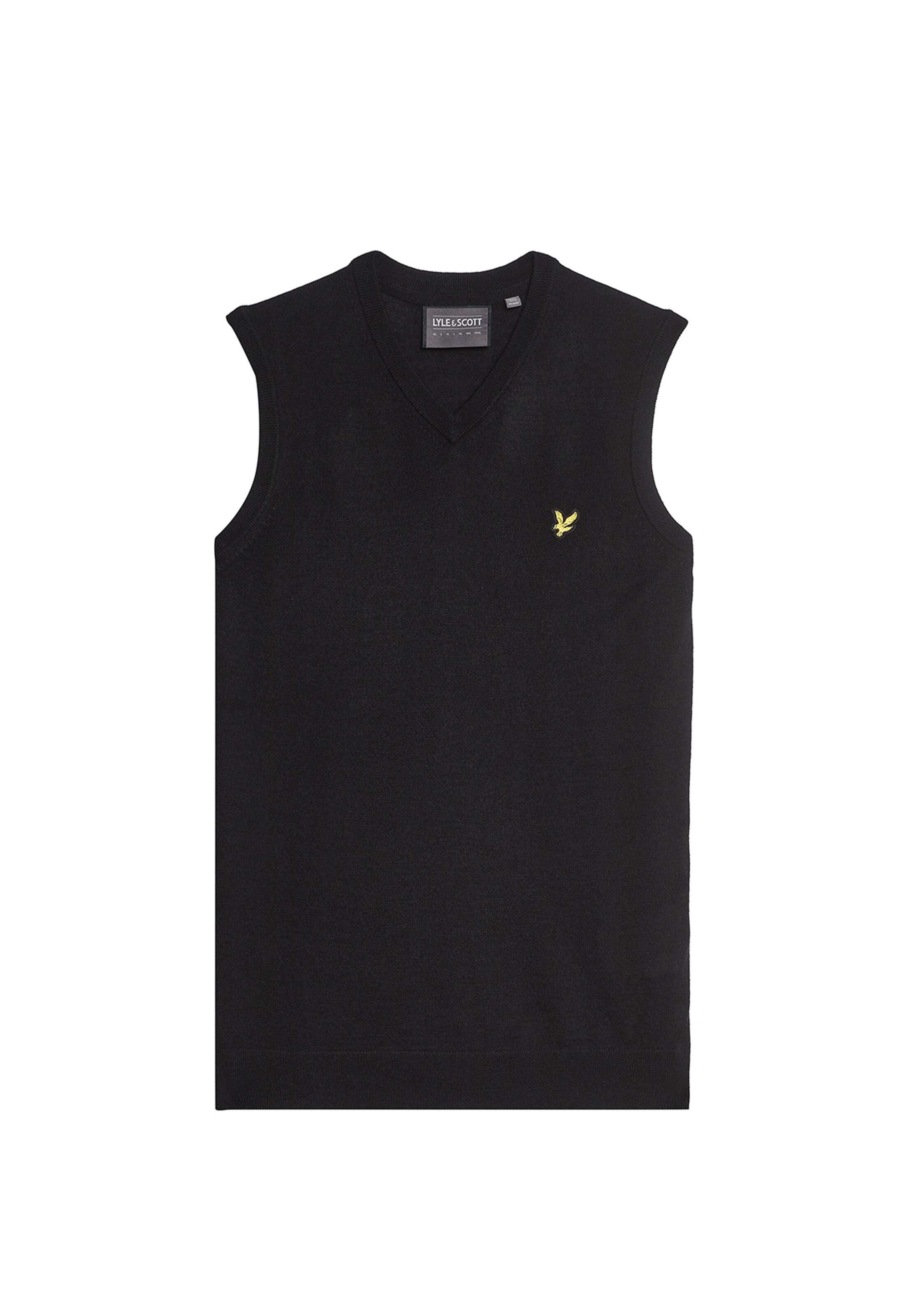 Lyle & Scott Bodywarmer 'Merino' in Zwart