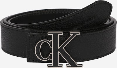 Calvin Klein Jeans Pas | črna / srebrna barva, Prikaz izdelka