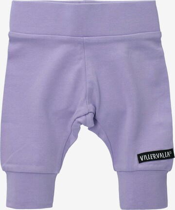 Villervalla Tapered Pants in Purple: front