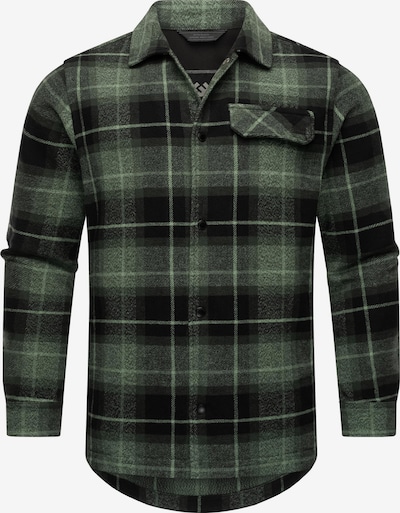 Ragwear Jacke 'Bler' in dunkelgrün / schwarz, Produktansicht
