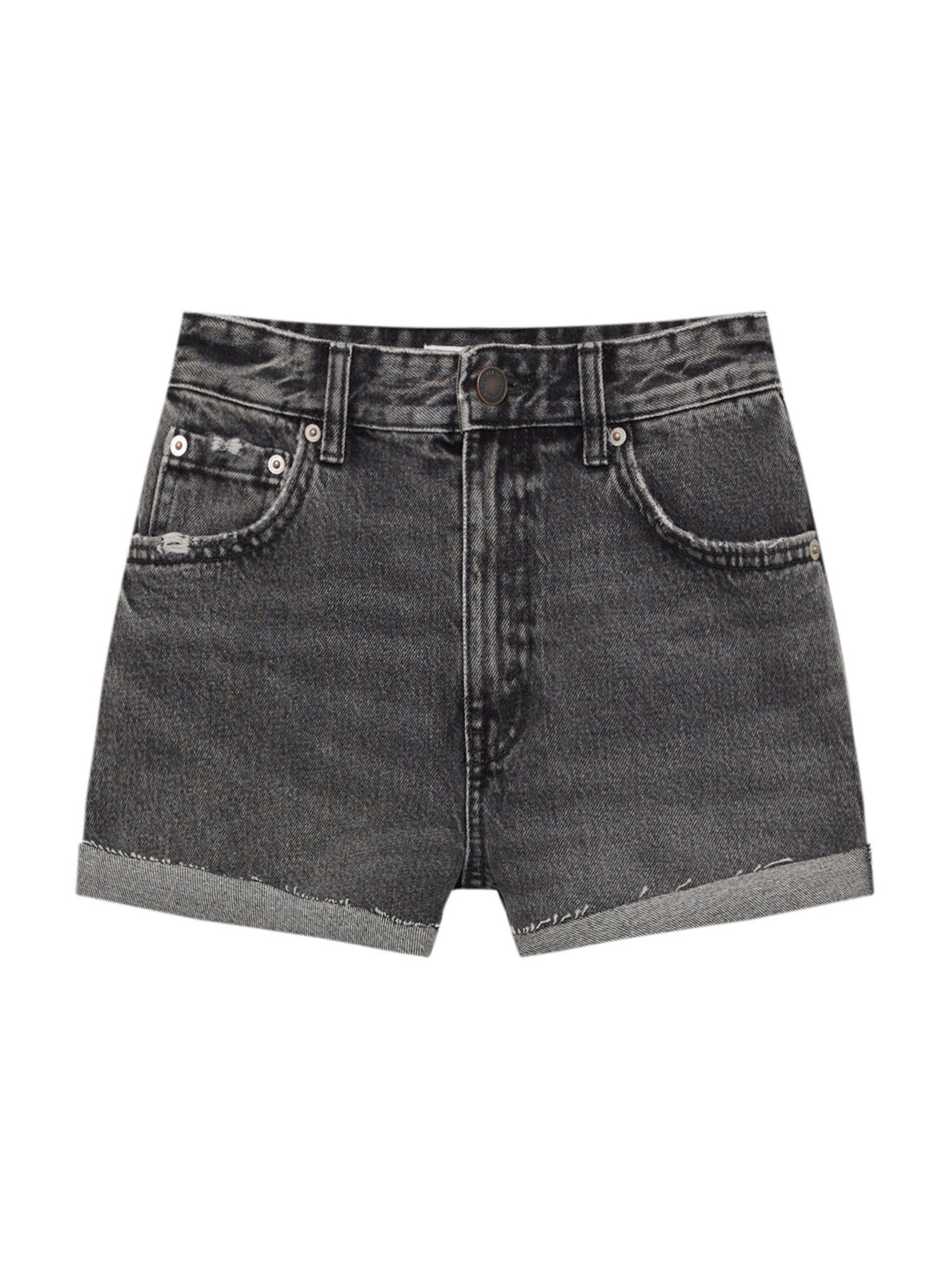 Pull&Bear Jeans in Grijs: voorkant