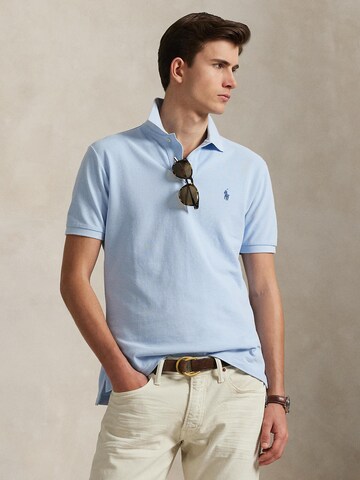 Polo Ralph Lauren Klasický střih Tričko – modrá: přední strana