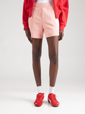 PUMA Loosefit Sportshorts 'ESS' in Pink: Vorderseite