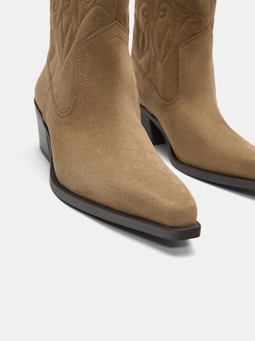 Bottes de cowboy Pull&Bear en marron