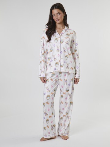 Loungeable Pajama in White: front