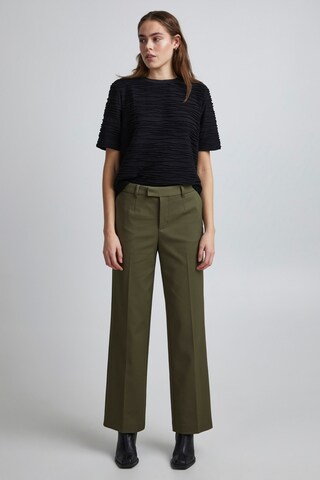 Wide leg Pantaloni con piega frontale 'BINDY HW' di PULZ Jeans in verde