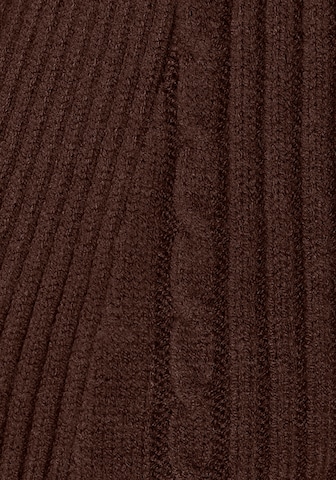 MELROSE Knit Cardigan in Brown