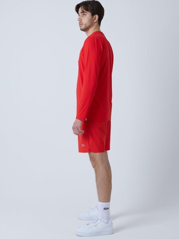SPORTKIND Funktionsshirt 'Crew Neck Long Sleeve Shirt'‌‌‌‌‌‌‌‌‌‌ in Rot
