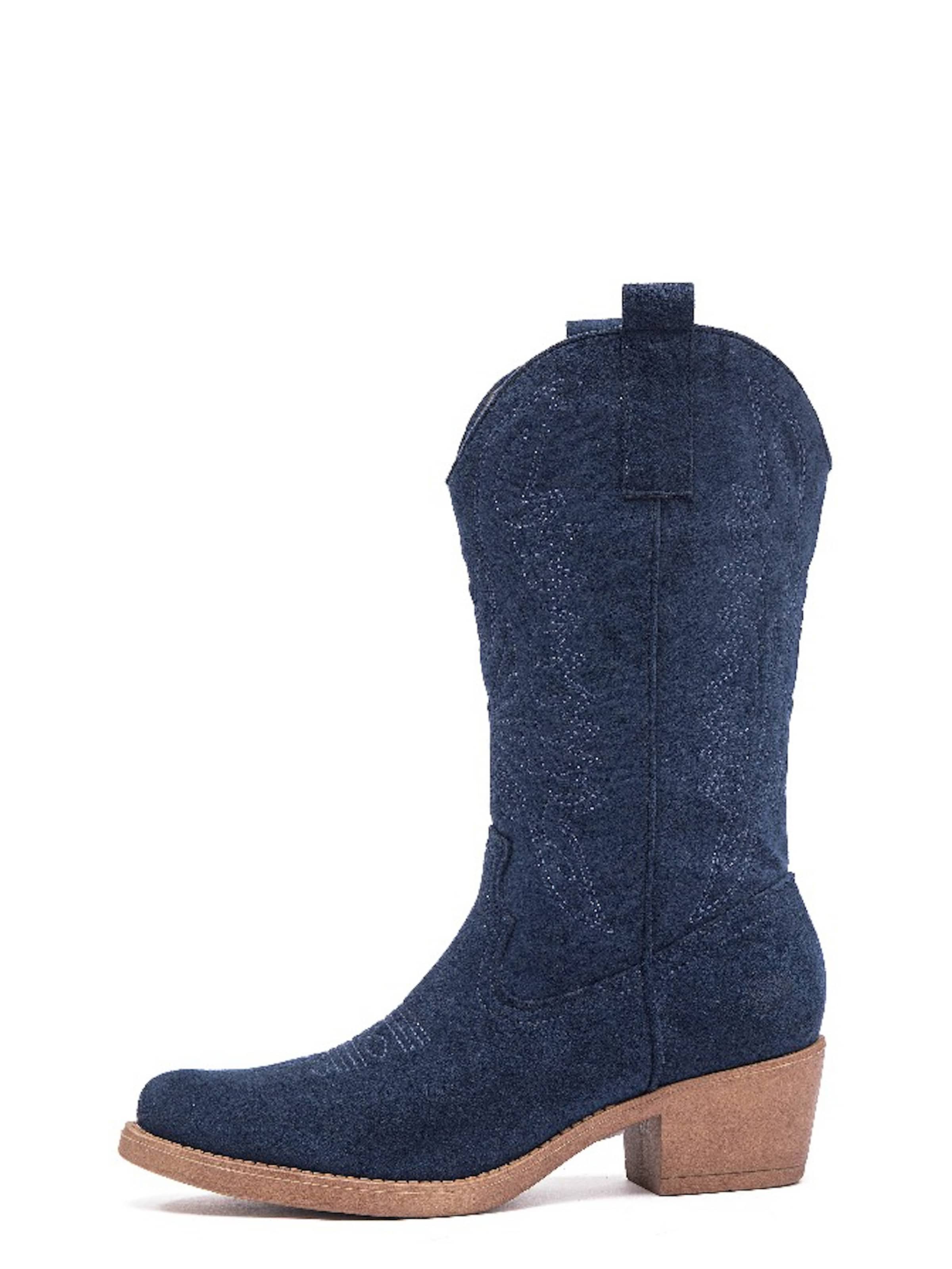 Bottes de cowboy Smile Favorites en bleu : devant