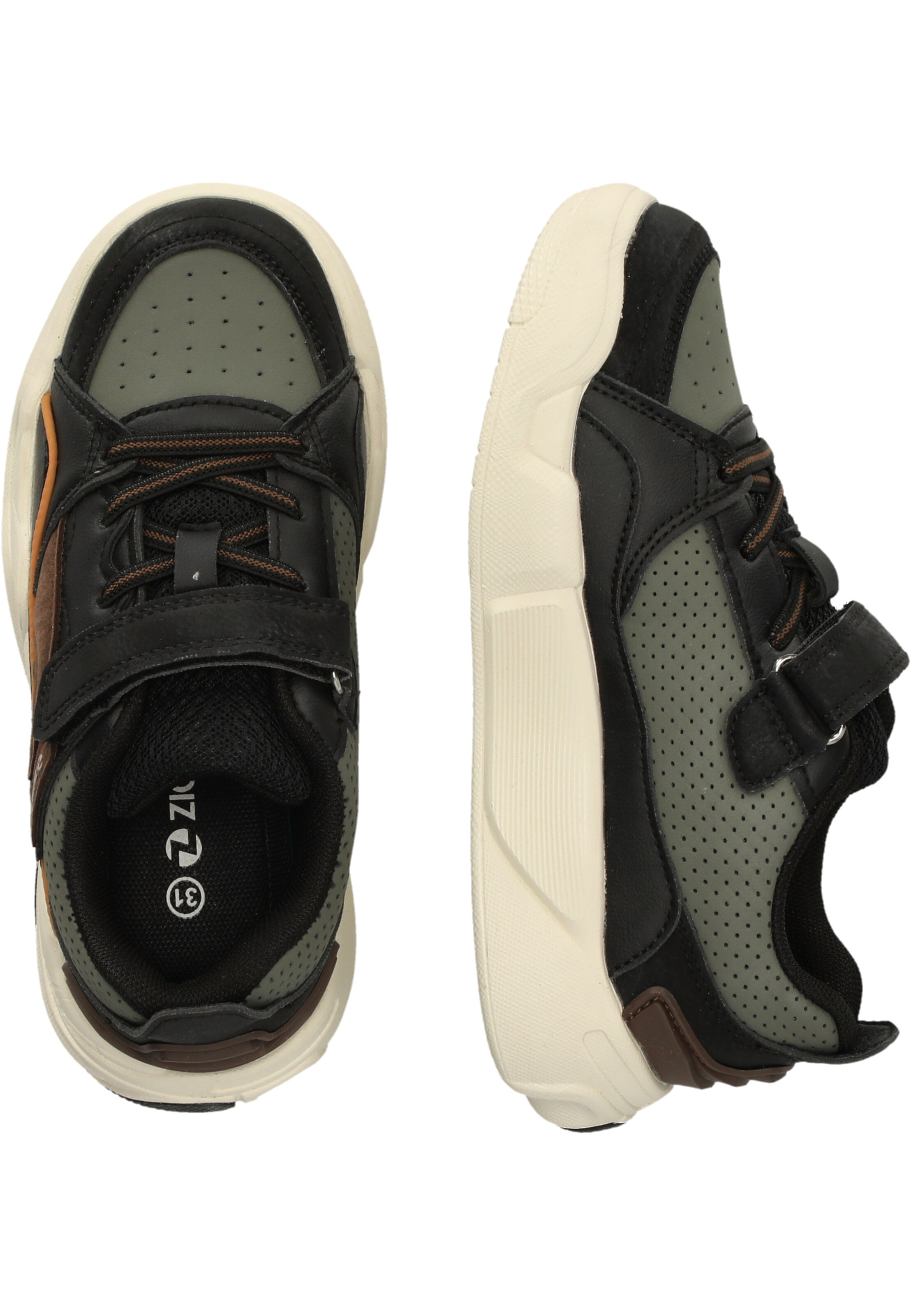 ZigZag Sneakers 'Eli' in Geel