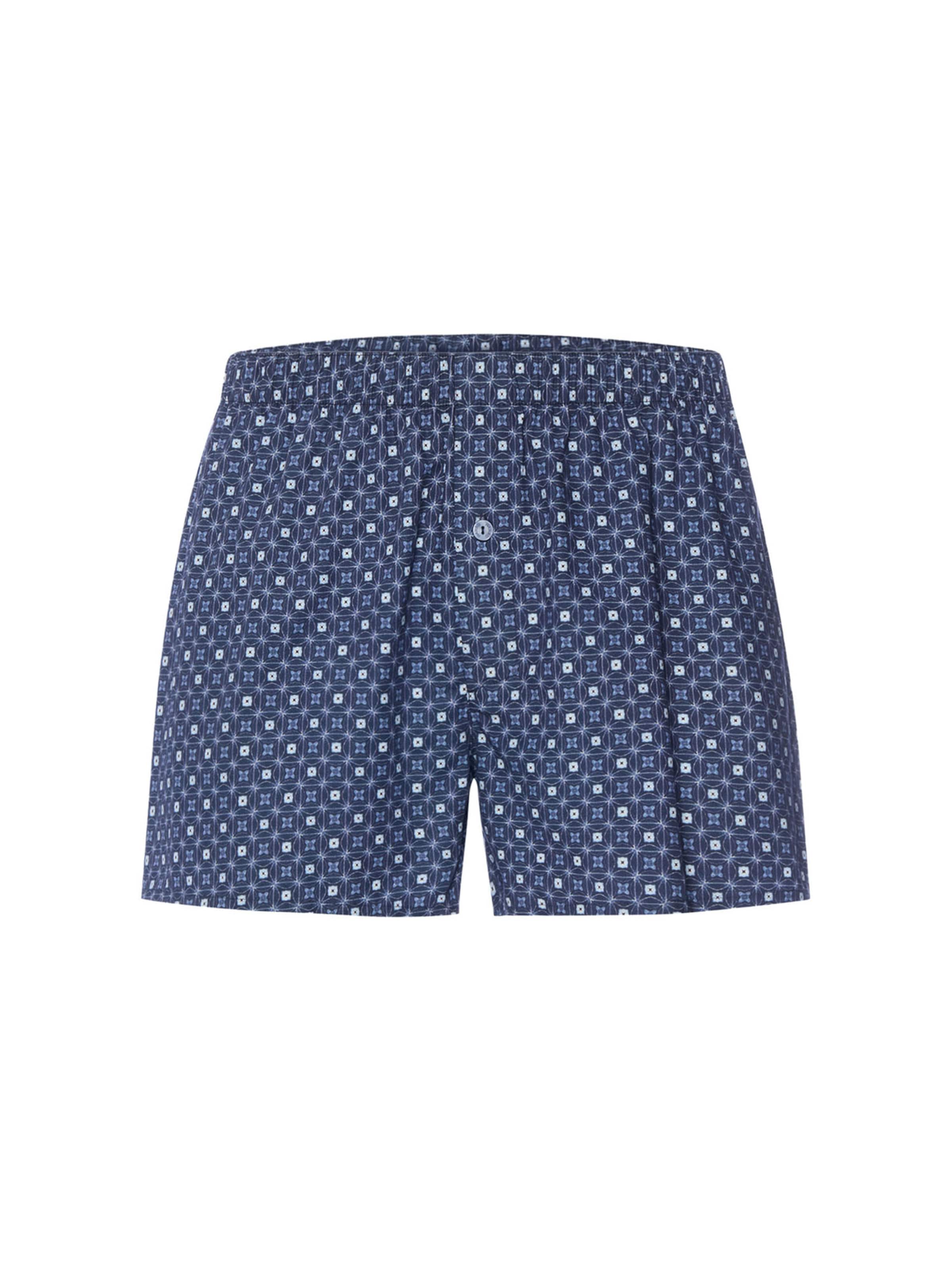 Boxers ' Fancy Woven ' Hanro en bleu : devant