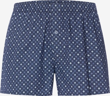 Hanro - Boxers ' Fancy Woven ' em azul: frente