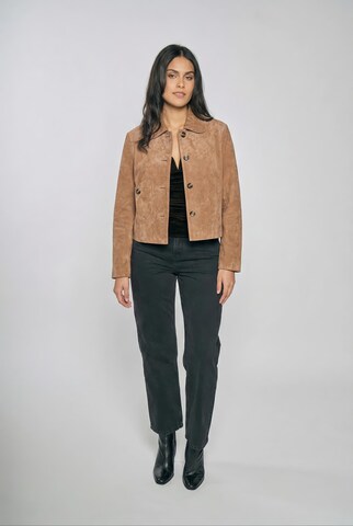 FREAKY NATION Демисезонная куртка ' Velvy-FN ' в Коричневый