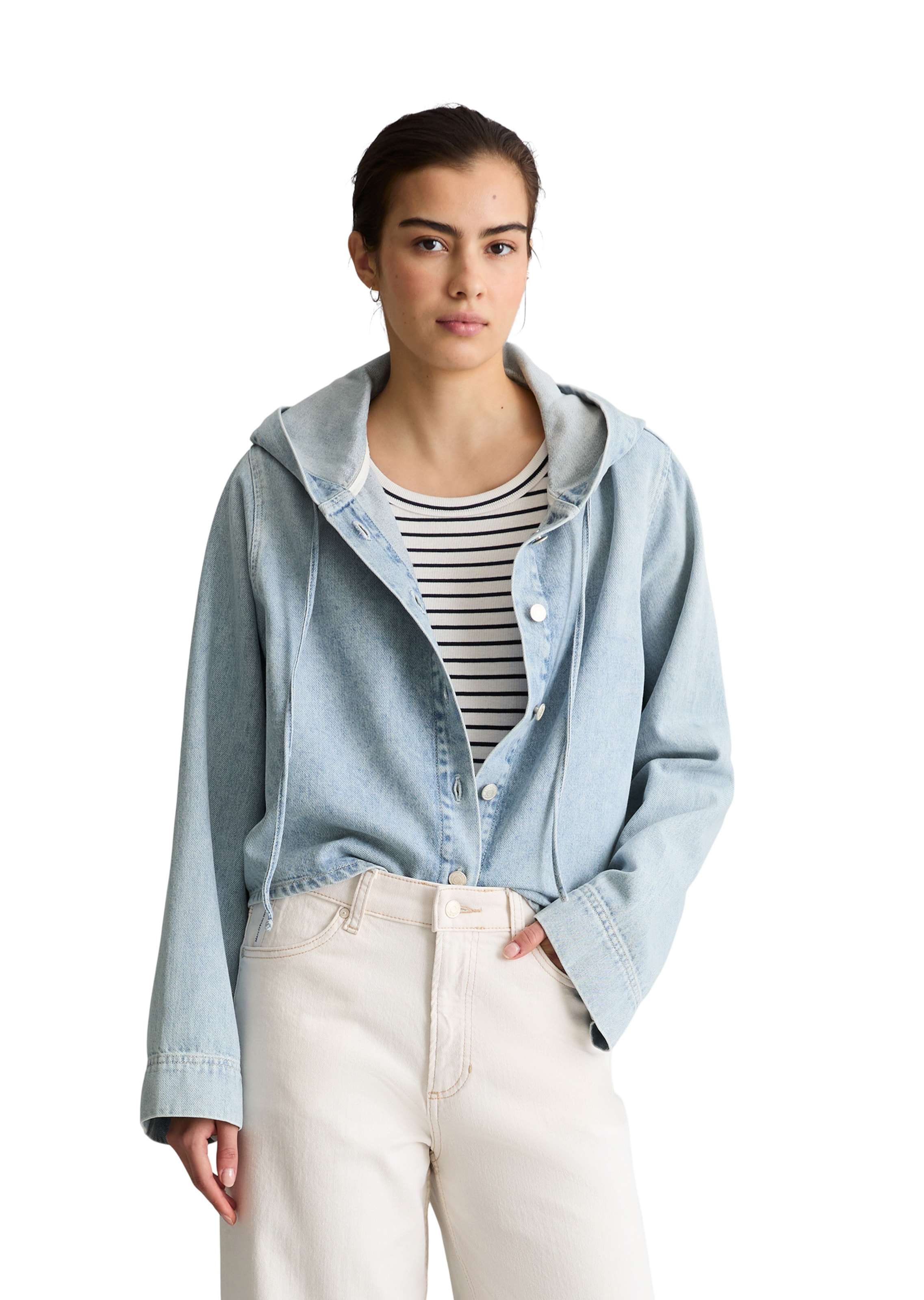Marc O'Polo DENIM Jacke in Blau: Vorderseite