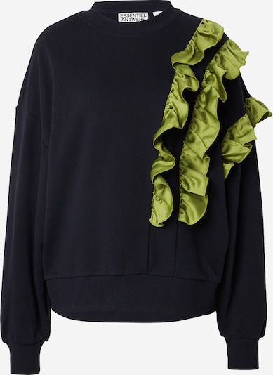 Essentiel Antwerp Collegepaita 'Iwave' värissä laivastonsininen / kiivi, Tuotenäkymä