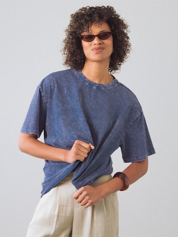 Honest Basics Shirt 'Hipster' in Blauw