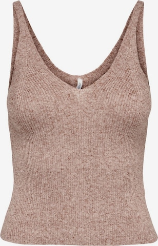 ONLY Gebreide top in Roze: voorkant