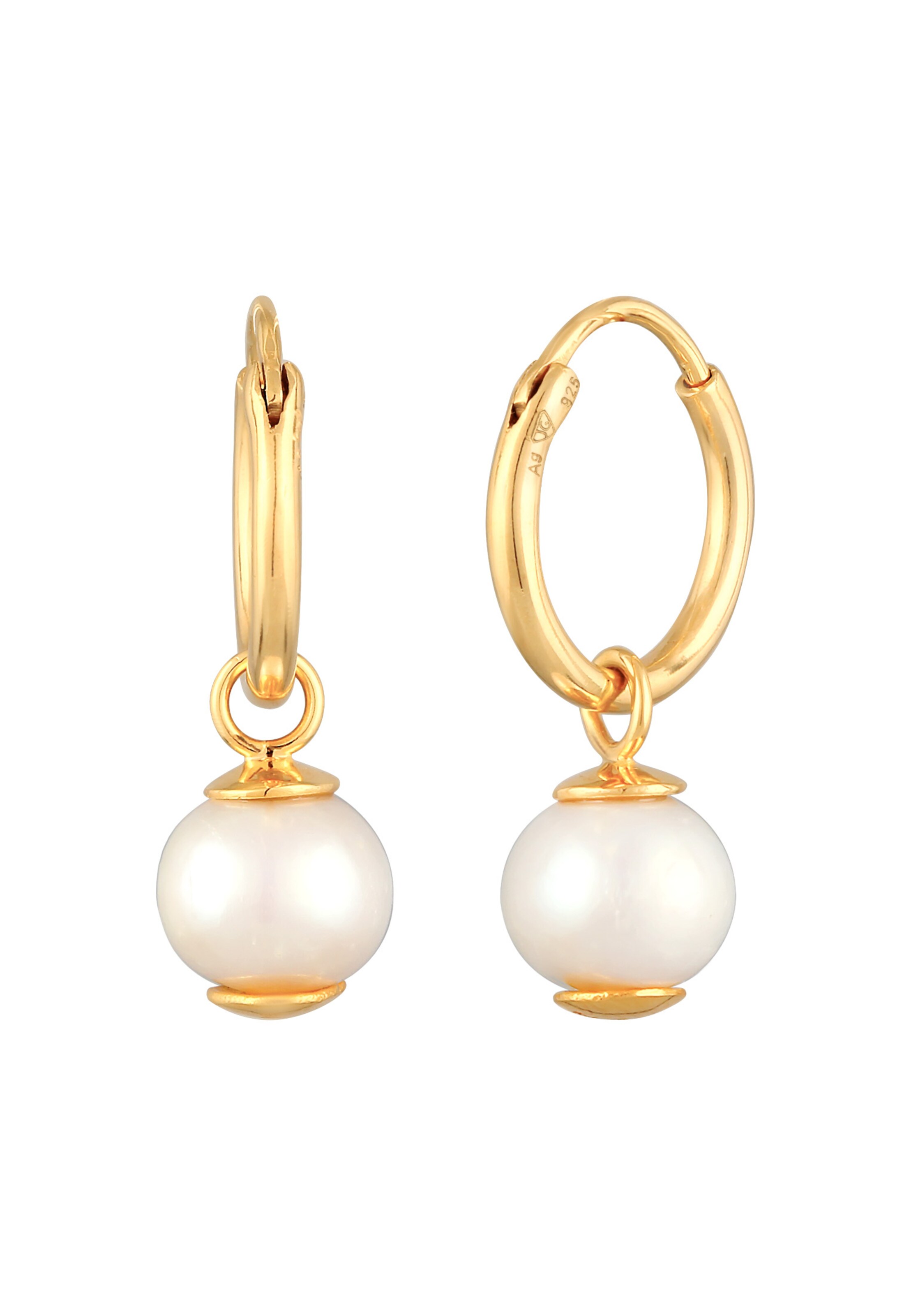 ELLI Ohrringe in Gold: Vorderseite