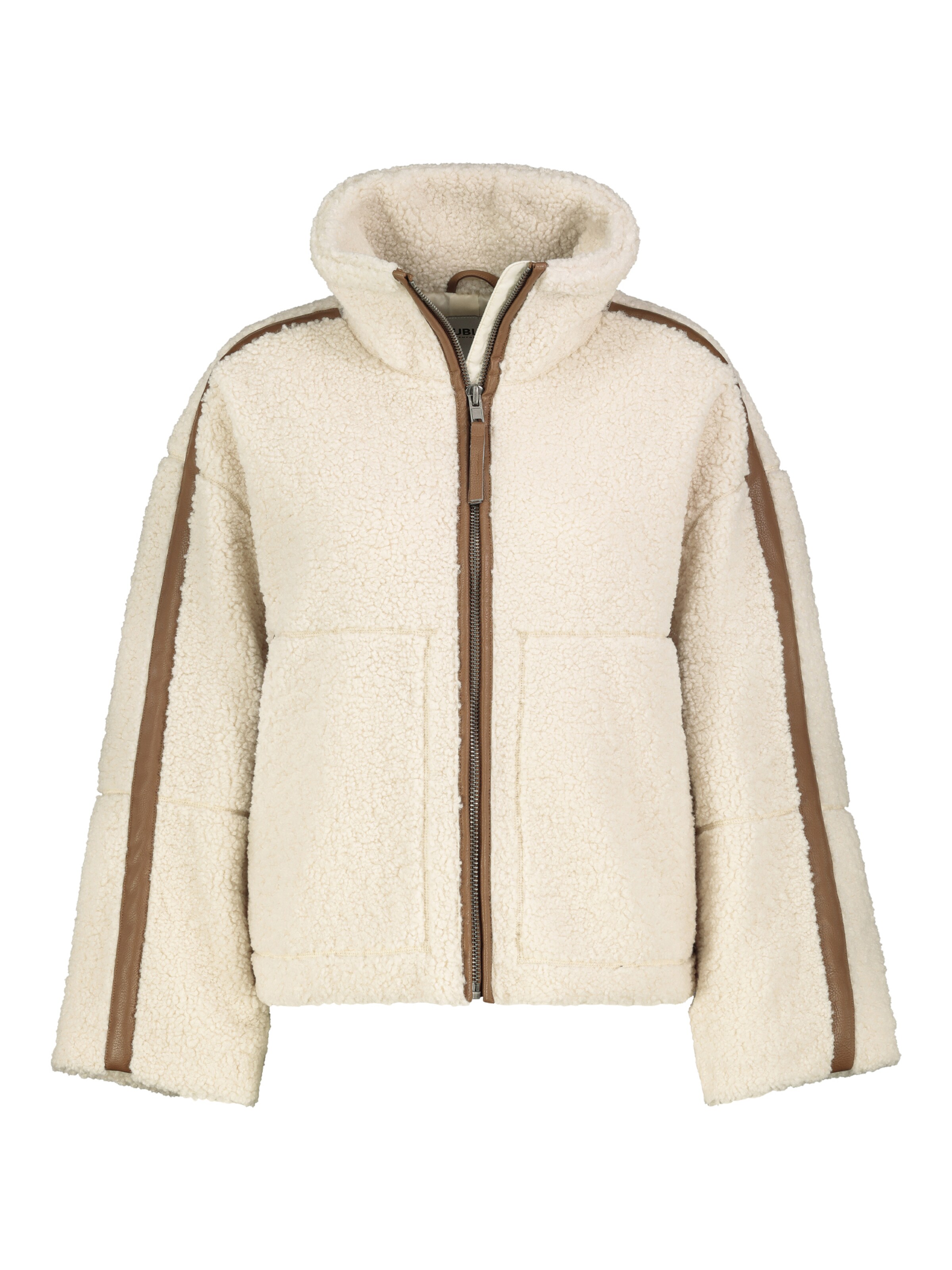 Madnezz House Fleece jas in Wit: voorkant