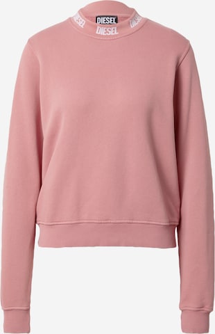 DIESEL Sweatshirt 'REGGY' in Pink: front