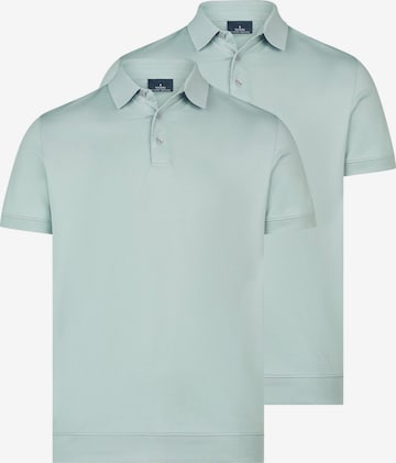 Ragman Shirt 'Basic' in Green: front
