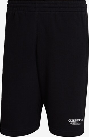 regular Pantaloni 'Graphics United' di ADIDAS ORIGINALS in nero: frontale