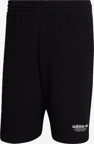 ADIDAS ORIGINALS Regular Pants 'Graphics United' in Black: front