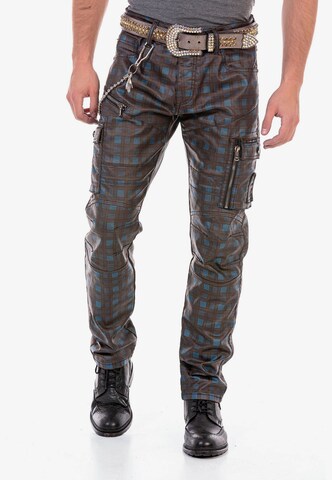 CIPO & BAXX Regular Jeans in Brown: front