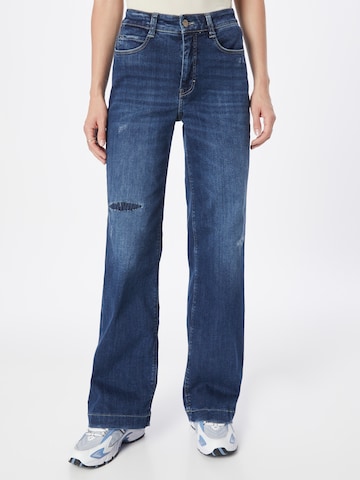 Wide Leg Jean 'DREAM' MAC en bleu : devant