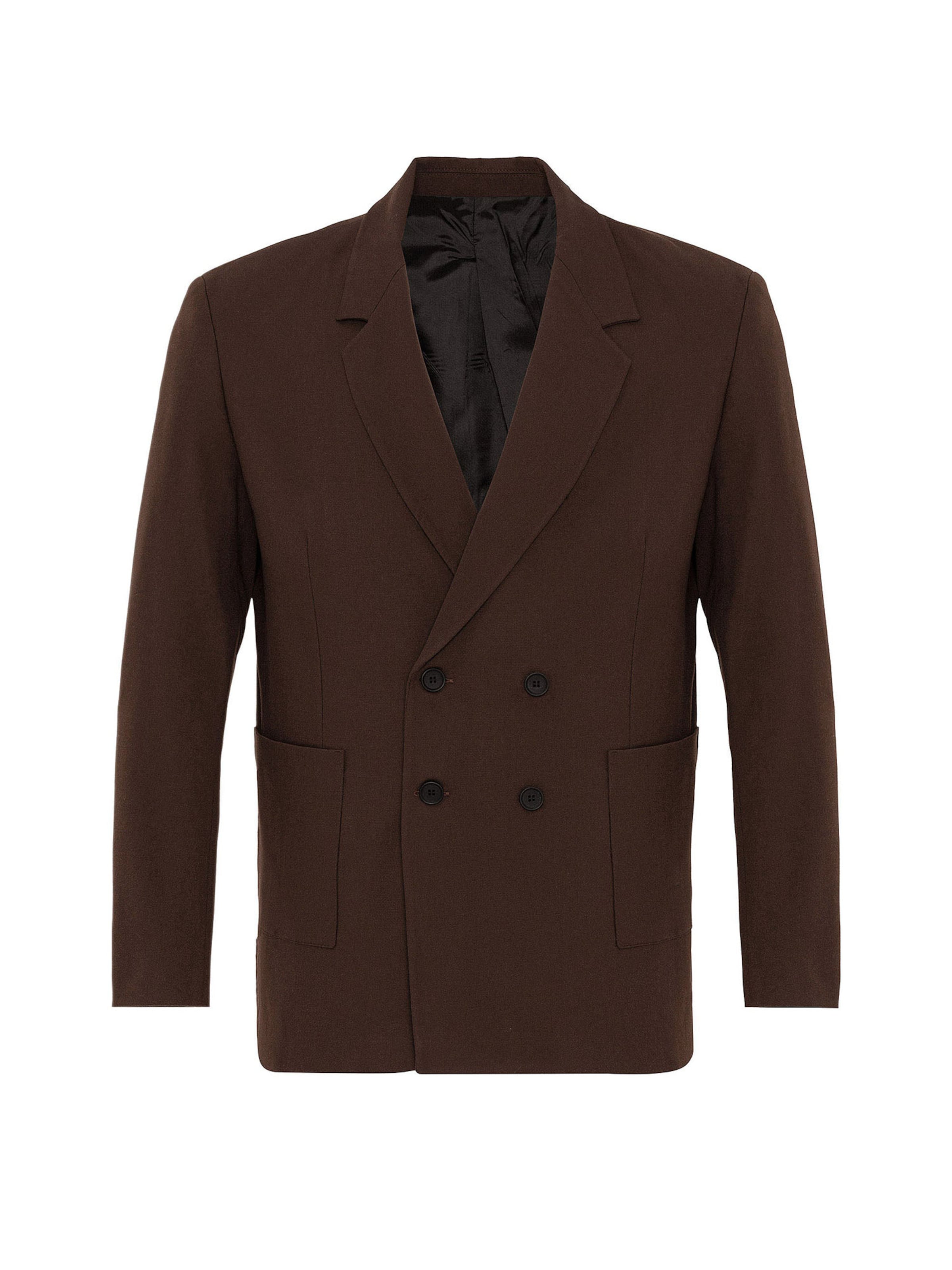 Antioch Средняя посадка Пиджак в Коричневый: спереди