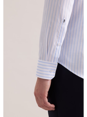 SEIDENSTICKER Slim fit Zakelijk overhemd in Blauw