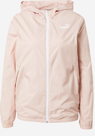 PUMA Athletic Jacket in Rose / White, Item view