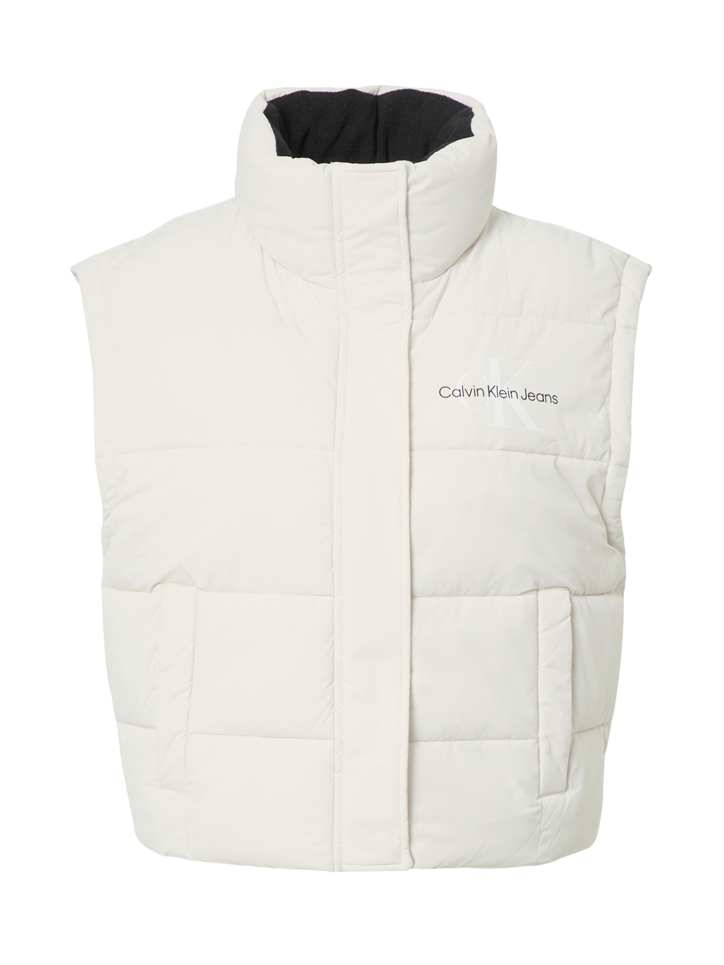 Calvin Klein Jeans Vest in White, Egg 