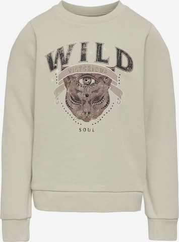 KIDS ONLY Sweatshirt in Beige: voorkant