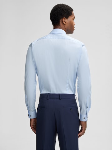 STRELLSON Slim fit Zakelijk overhemd 'Santos' in Blauw