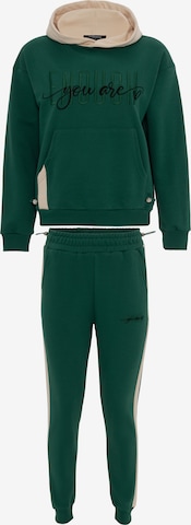 Tom Barron Sweatsuit in Green: front