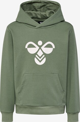 Hummel Sportief sweatshirt in Groen: voorkant