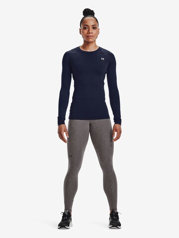 UNDER ARMOUR Skinny Sporthose 'Authentic' in Grau