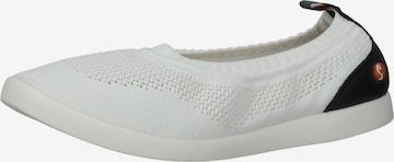 Softinos Ballet Flats in White: front