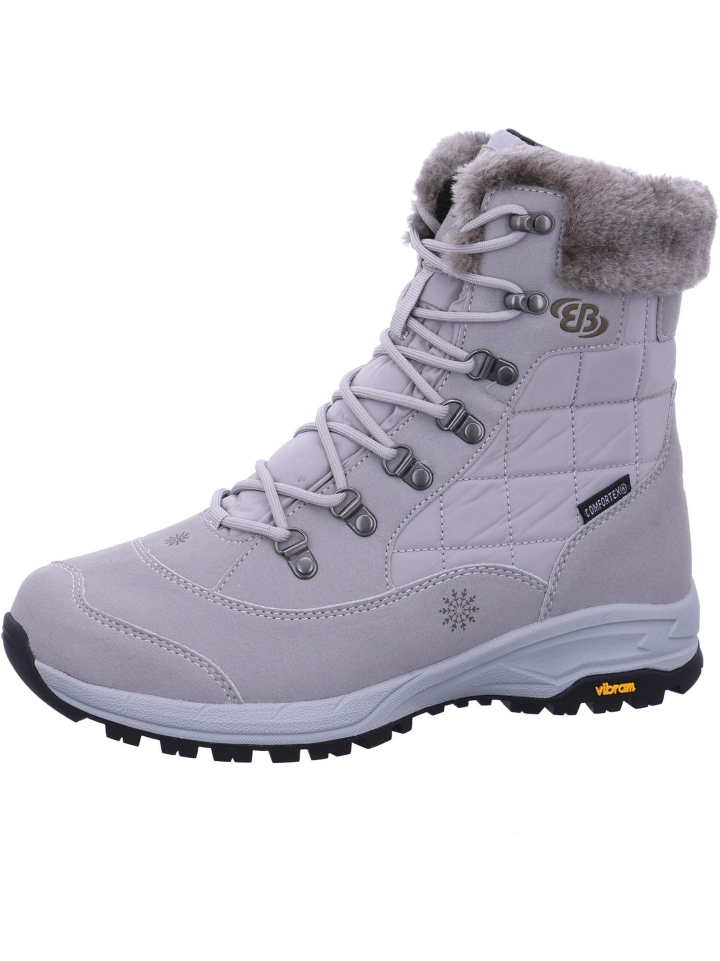 Brütting Snow Boots 'Brütting Himalaya Winterstiefel Grau' in Grey: front