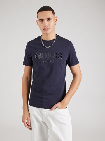 GUESS Shirt in Blue: front