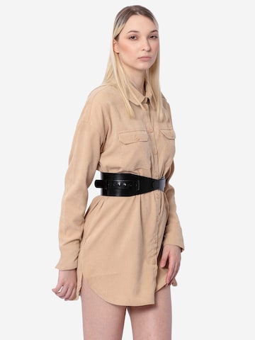 Haute Cuir Riem 'Calliopes Wide Belt' in Zwart