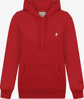 DENIM CULTURE Sweatshirt 'Zenaida' i röd: framsida
