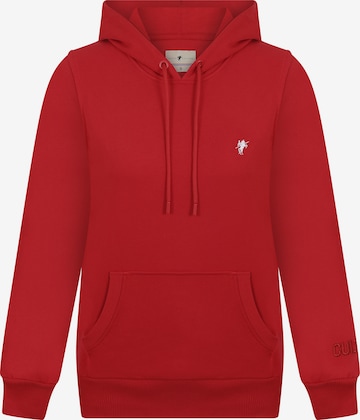 DENIM CULTURE Sweatshirt 'Zenaida' in Rood: voorkant