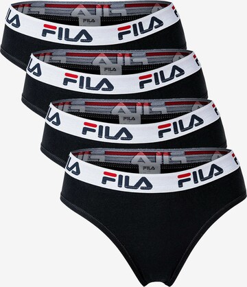 Slip di FILA in nero: frontale